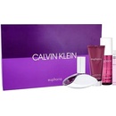 Calvin Klein Euphoria EDP 100 ml + EDP 10 ml + tělové mléko 100 ml + tělový závoj 150 ml dárková sada