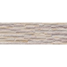 Ecoceramic Behobia beige, imitace kamene, hnědobéžový, 17 x 52 x 1,2 cm, 0,89m²