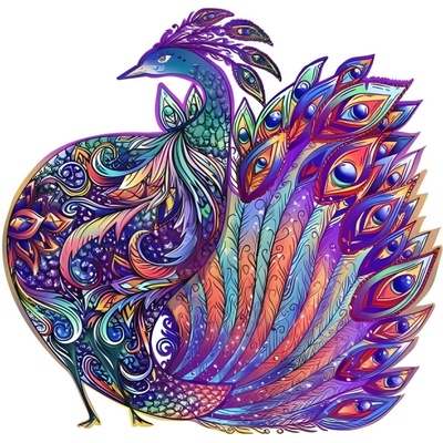 IZMAEL Drevené Peafowl/S 72 dielov
