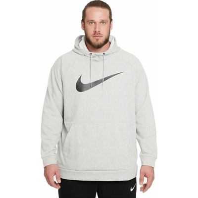 Nike Dry Hoodie Po Swoosh sivá