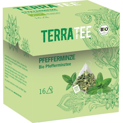 Terra Tea Bylinný čaj Peprmint bio BIO VEGAN 16 x 1,4 g