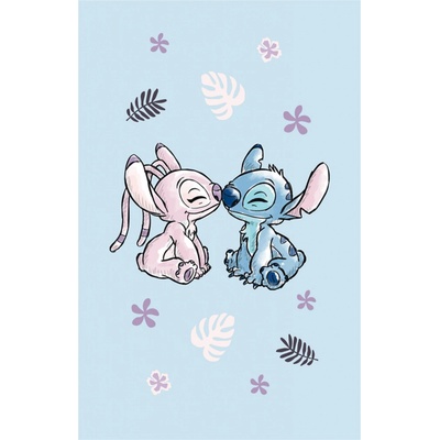 Jerry Fabrics ručník Lilo a Stitch Light blue 30 x 50 cm