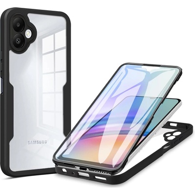 Techsuit Калъф за Samsung Galaxy A05 + Протектор - ColorVerse 360 Series - Черен