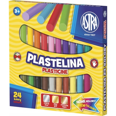 Astra Plastelína základná 24 farieb (0651)