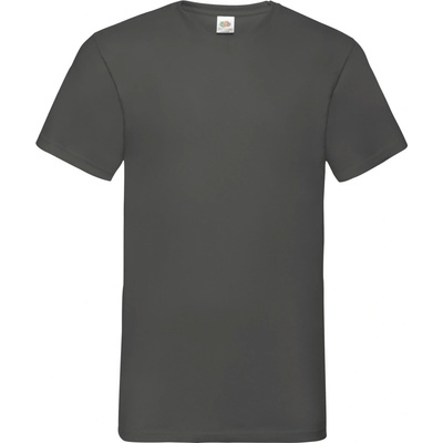 Fruit of the Loom pánske tričko light graphite solid