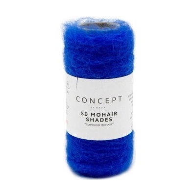 50 MOHAIR SHADES Katia Farby 50 MOHAIR: 32 jasná modrá