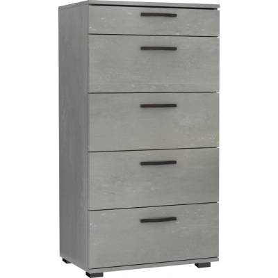 TopMebel Конзола Bono от меламин в бял - сепет дъб цвят 150x45x74.6см