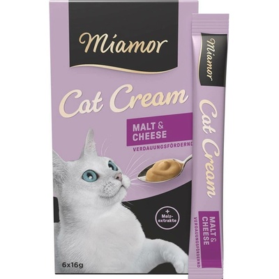 Miamor Cat Snack Cream Malt se sýrem 24 × 16 g