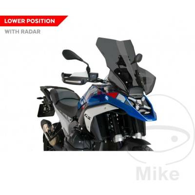 Puig plexi TOUR PUIG dunkel BMW R 1300 GS GUSSRAD 23-24, R 1300 GS SCHMIEDERAD 23-24, R 1300 GS SPEICHENRAD 23-24