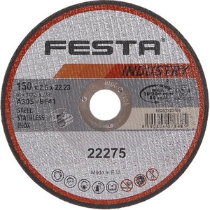 FESTA Диск за рязане INDUSTRY за метал 150x2.5x22.2 мм 22275.01 (22275.01)