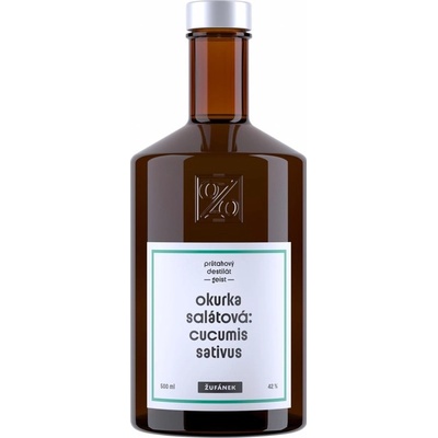 Žufánek Okurka Salátová 42% 0,5 l (holá láhev)