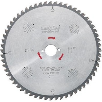 Metabo Pílový kotúč HW/CT 210x30, 56 WZ 10°