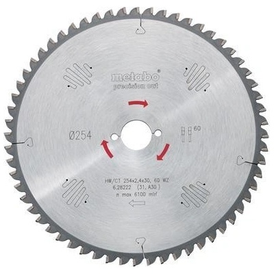 Metabo Pílový kotúč HW/CT 210x30, 56 WZ 10°