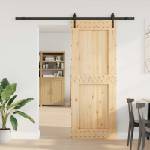 vidaXL Преплъзваща се врата NARVIK 90 x 210 см (213, 5 см) (3445308)