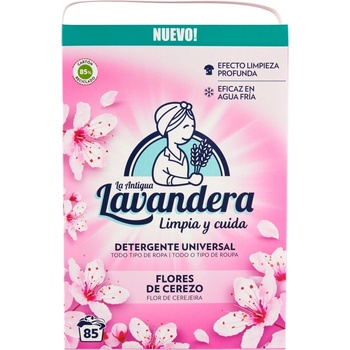 La Antigua Lavandera Прах за пране с аромат на лавандула и черешови цветове 4.675 кг, 85 дози