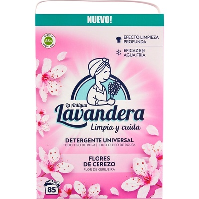 La Antigua Lavandera Прах за пране с аромат на лавандула и черешови цветове 4.675 кг, 85 дози