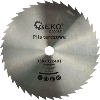 GEKO Kotouč pilový, 350x32x40T