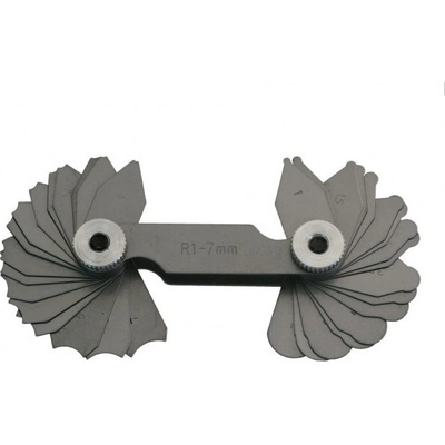 KMITEX Šablona poloměrová ČSN 25 3816 1 - 7 mm 1140