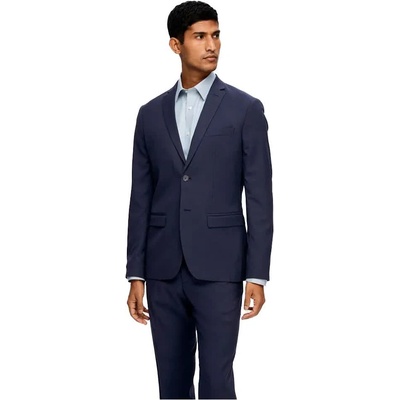 SELECTED Сако Selected Cedric Structure Slim blazer - Blue (Navy Blazer)
