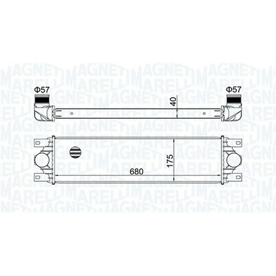 Chladič plniaceho vzduchu MAGNETI MARELLI 351319204780