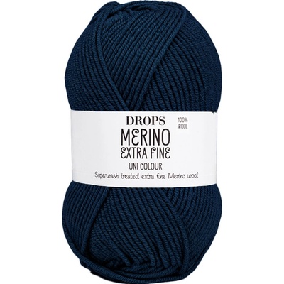 Drops Merino Extra Fine 56 tmavá navy