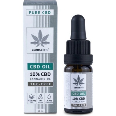 Cannaline CBD olej 10% bez THC 1000 mg 10 ml