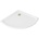 Mexen Flat полукръгъл душ корито slim 70 x 70 см, бял, сифон златист - 41107070G (41107070G)