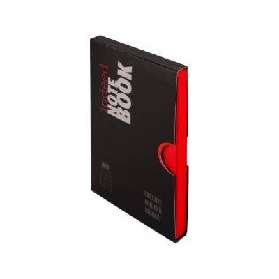 Notebook A5 line Indeed red