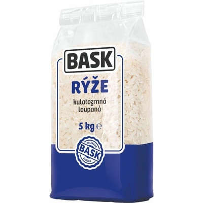 Bask Guľatozrnná lúpaná ryža 5 kg
