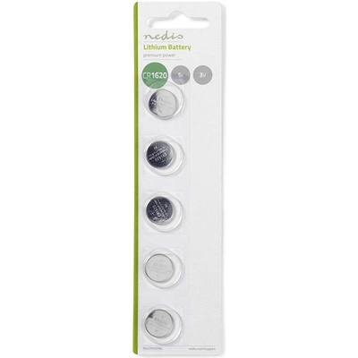 Nedis BALCR16205BL 3V литиева клетка с копче CR1620, 5бр. /опаковка (BALCR16205BL)