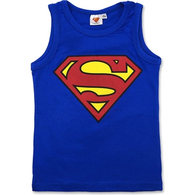 Setino 980-297 chlapčenské tielko Superman modré – Zboží Dáma