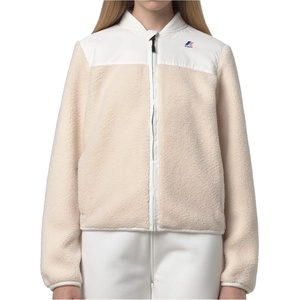 K-Way Дамско поларено яке K-Way Women's Bernardine 4.0 Orsetto Fleece jacket - White Gardenia / Ecru - размер XL (105-6884-0211)