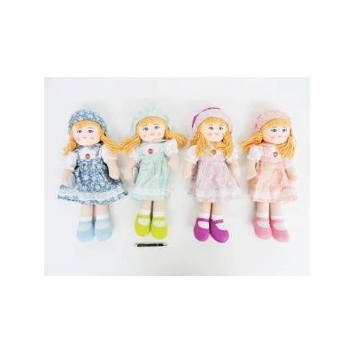 Mattel AST. DOLL rag doll 50 cm, voice, dress with a hat