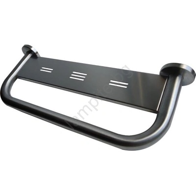 Bemeta Дръжка с рафт 58x8 см неръждаема стомана/сребриста (BD0148)