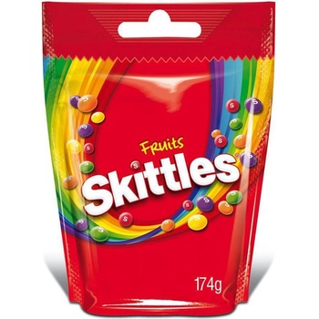 Skittles Плодови дъвчащи бонбони Skittles Fruits 152гр
