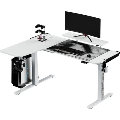 Ultradesk Гейминг бюро Ultradesk - Winger, бяло (UDESK-WI-BWA)