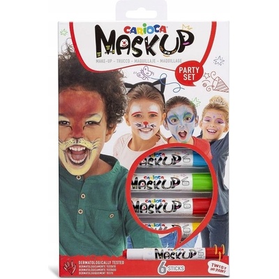 Mask up Party sada 6 ks CARIOCA
