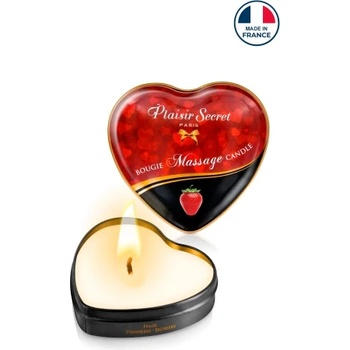 Plaisir Secret Ароматна масажна свещ ягода Plaisir Secret 35 мл