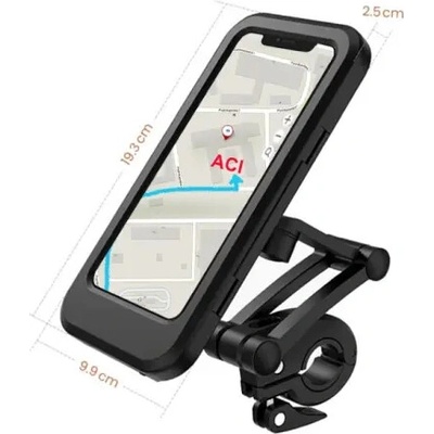 pouzdro na mobilní telefon včetně držáku (vnitřní rozměry 175 x 80 x 8 mm), Q-TECH