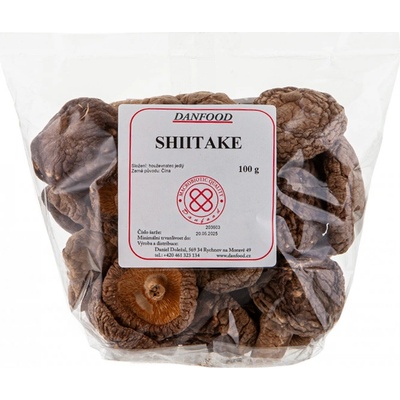 DANFOOD Shiitake houby sušené 100 g – Zboží Dáma