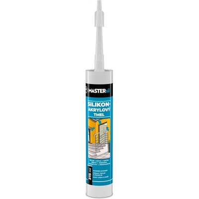 MASTERSIL Silikon-akrylátový tmel 315g bílý