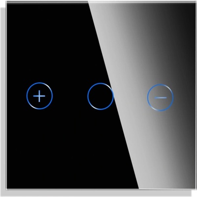 Smartvypínače Minipanel Touch Klasik stmívač Barva: Černá MSS-C