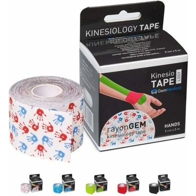 RayonGEM Kinesiology Tejp hedvábně jemný 5 cm x 5 m