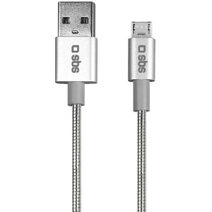 SBS Кабел SBS Charge and Sync USB-micro-USB alluminium cable 1.5m TECABLEM (TECABLEMICROFLEXYS)