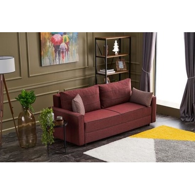 Atelier del Sofa 3-Seat Sofa-Bed EceClaret Red