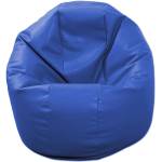 PUFRELAX Пуф, за деца, Relaxo - Blue, Еко кожа, Пълнеж от Полистиролни перли, 210л (PUF-G-R-ML-BLU-k) - topmall