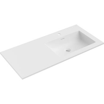 Mexen Otis вградена мивка отдясно 101 x 46, 5 см, бяла мат - 25181001P (25181001P)