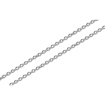 iZlato Forever Zlatý řetízek rolo z bílého zlata 14K IZ11953A