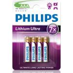Philips FR03LB4A/10 - 4 бр. Литиева батерия AAA LITHIUM ULTRA 1, 5V 800mAh (P2183)