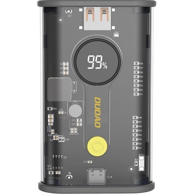 Dudao Преносима батерия Dudao, 20000mAh, 1xUSB-A / 1xUSB-C, 22.5W, PD, черна (K16Pro) (K16Pro)